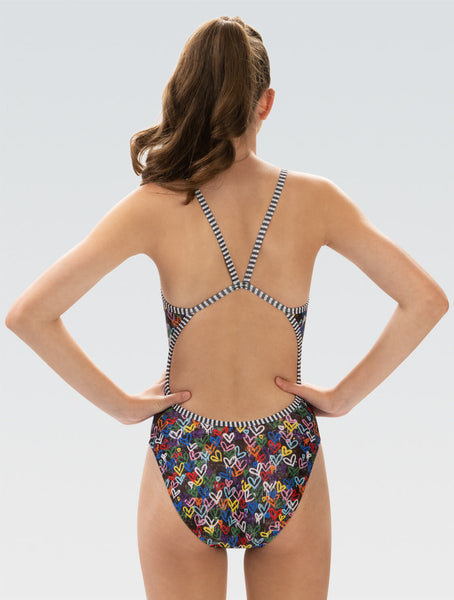 Women's Uglies Love Wins String Back One Piece : 0310-C43