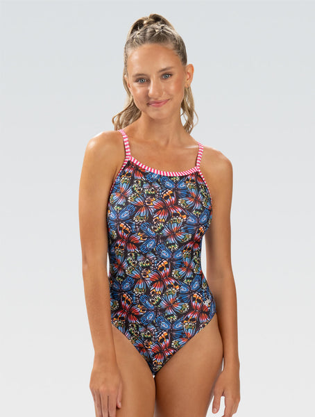 Women's Flutter By One Piece Swimsuit | V-Back | Uglies – Dolfin