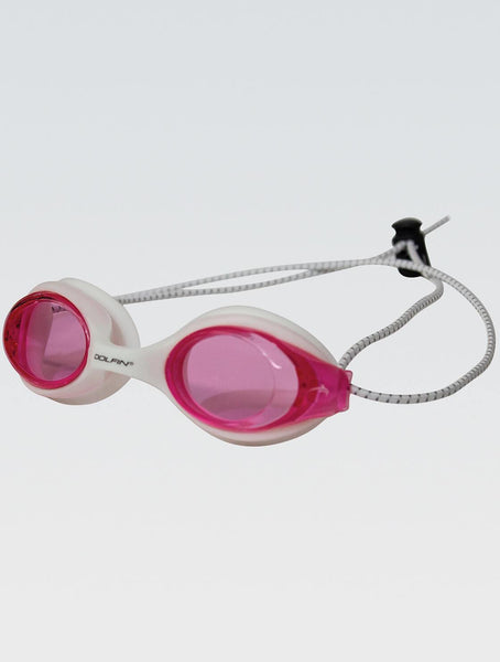 pink goggles swimming Bungee Racer Goggle Pink/White | Swim Goggles | Swimming Accessories