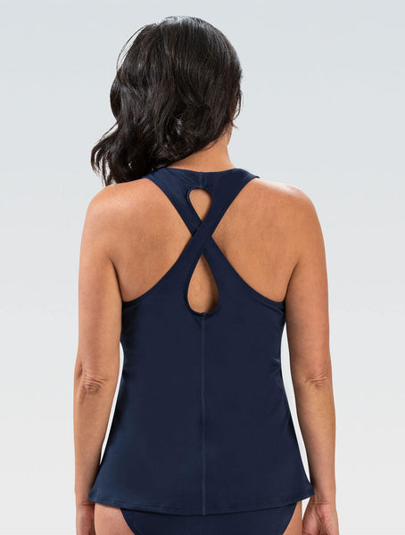 Dolfin Bikini Dolfin Women's Aquashape Solid Swing Front Tankini...