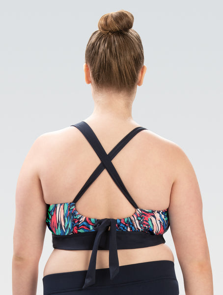 Women's Bliss Printed Tankini Swimsuit Top | V-Neck | Swimwear