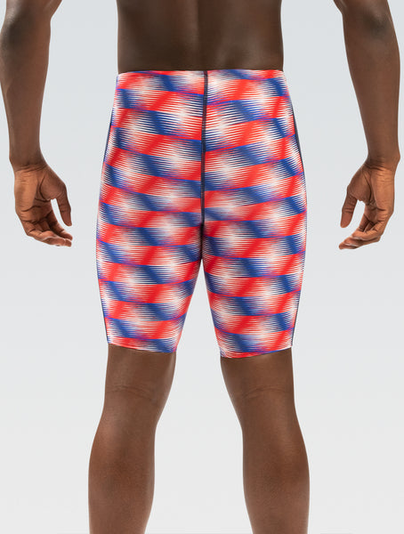 LYFT レッド水着 Lサイズ XtraSleek Men's Sonar Red, White, Blue Spliced Jammer