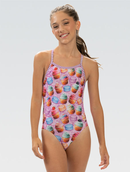 Girls' Bon Appetit One Piece Swimsuit | Criss Cross Back | Uglies