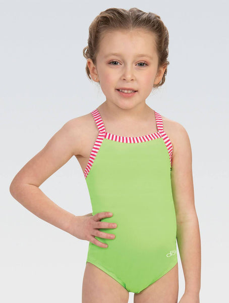 Girls' Lime One Piece Swimsuit | Chlorine Resistant Swimwear