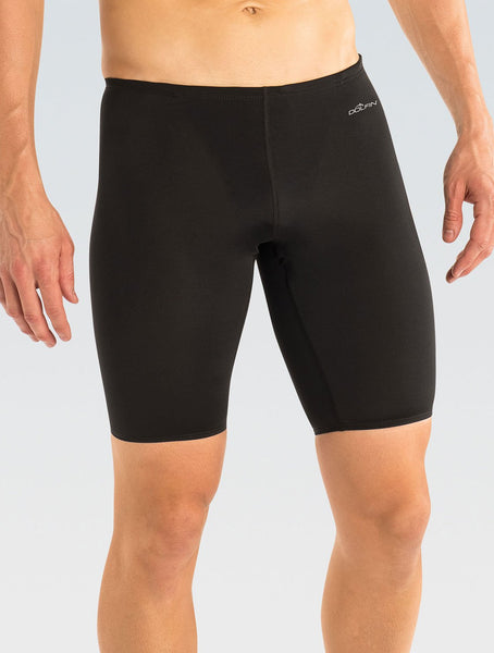 Men's Solid Black Jammer | Solid Jammer | Competitive Swimwear