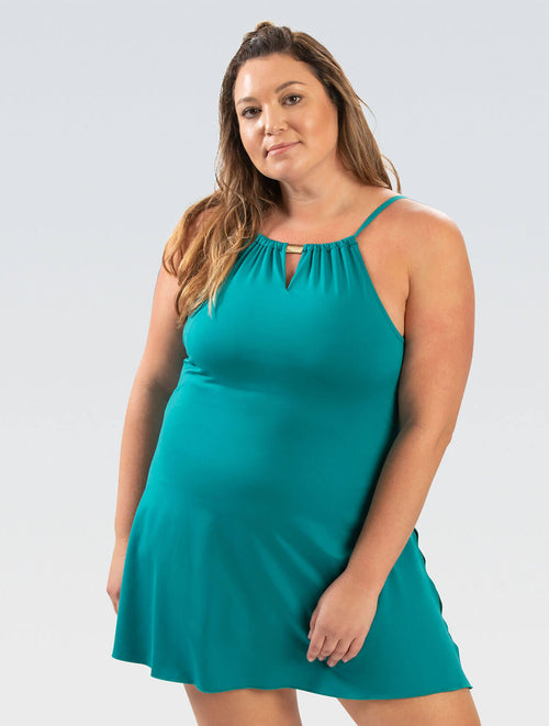 Women's Aquashape Jade A-Line Swim Dress - Size: 12 | Dolfin Swimwear Women's Aquashape Jade A-Line Swim Dress - Size: 12 | Dolfin Swimwear