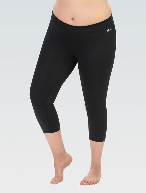 Women's Aquashape Black Aqua Capri Swimsuit Bottoms – Dolfin Swimwear