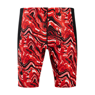 Reliance Men's Blaze Red Color Block Jammer – Dolfin Swimwear