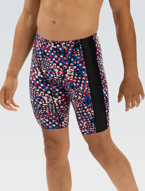 趣味 SportsIllustratedSwimsuit2006 Men's Propel Red White and Blue Jammer Swimsuit | Spliced Jammer