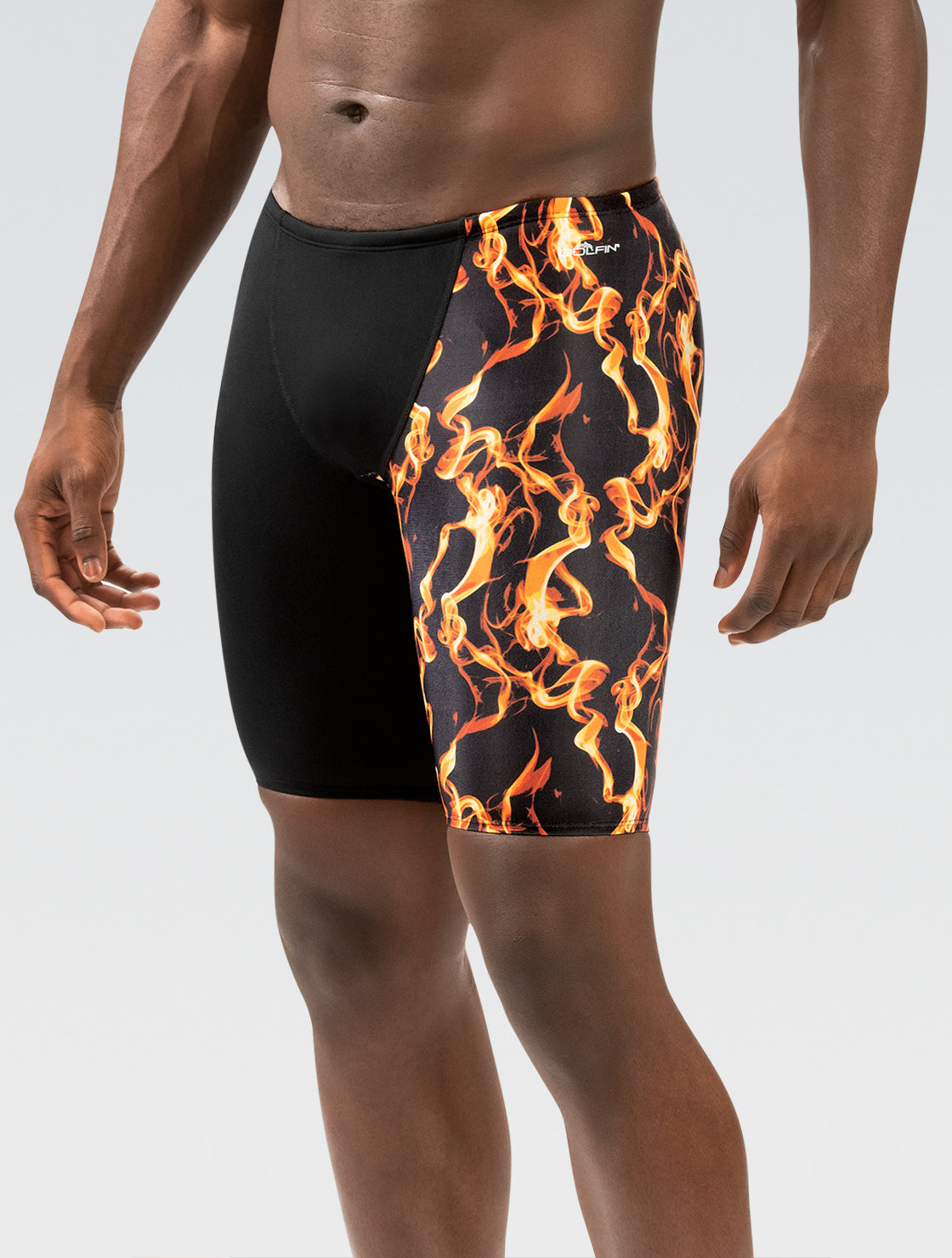 Reliance Men's Printed Vapor Orange and Color Blocked Leg