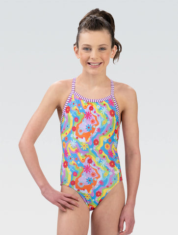 ■BARREL■ Women's Floral X-Back Swimsuit Line Butterfly Amazon.com: Women Tropical Flower Bikini 2 Piece Halter