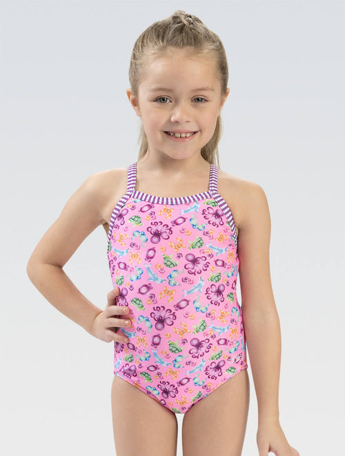 Little Dolfin Girls’ One Piece Swimsuit: Animaloons – Dolfin Swimwear