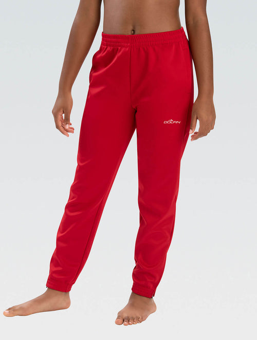 Red Unisex Slim Fit Warm-Up Pant - Team Apparel